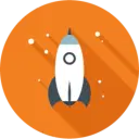 Rocket ship icon