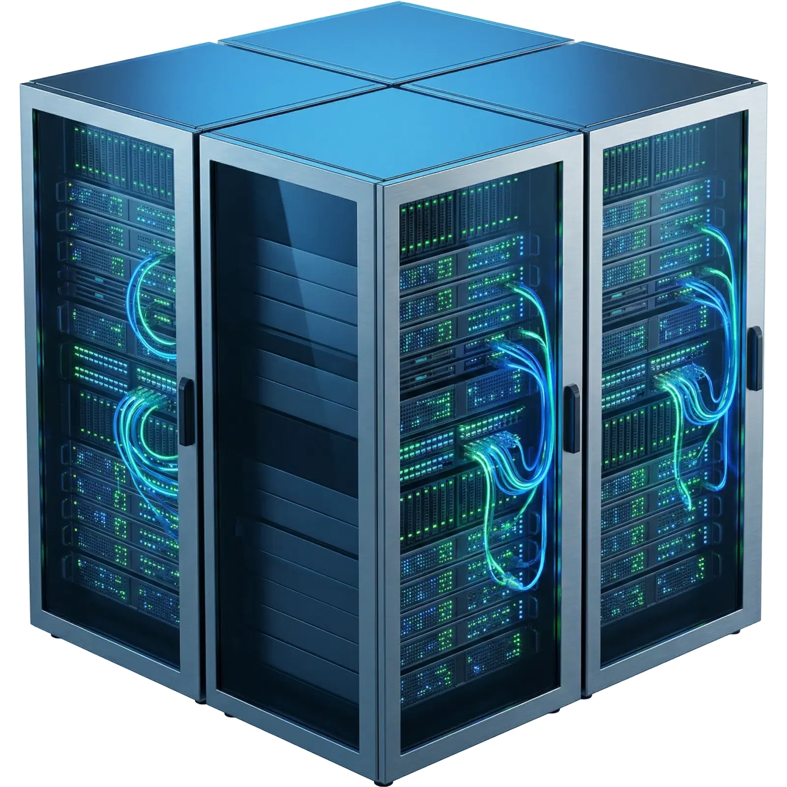 Isometric server and IT infrastructure hardware Isometric server and IT infrastructure hardware