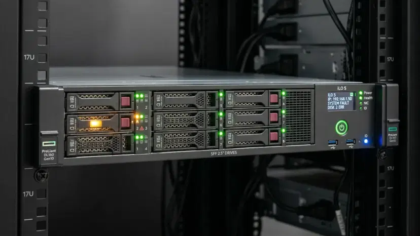 How to Replace a Failed Hard Drive in an HPE ProLiant DL160 Gen10 How to Replace a Failed Hard Drive in an HPE ProLiant DL160 Gen10