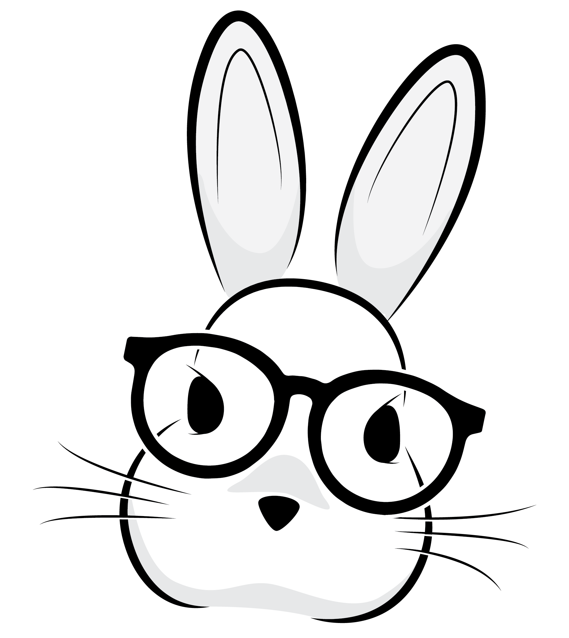Nerd Rabbit Logo Head